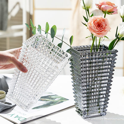 Inttox-Vase en Cristal Élégant - Élevez la Beauté de Votre Espace