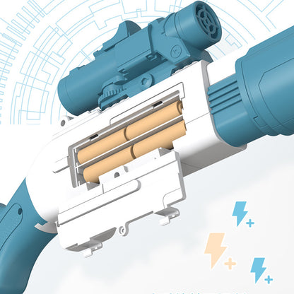 Inttox-Fusil à bulles à temps fugace Machine à bulles automatique à 10 trous avec lumière pour les enfants.