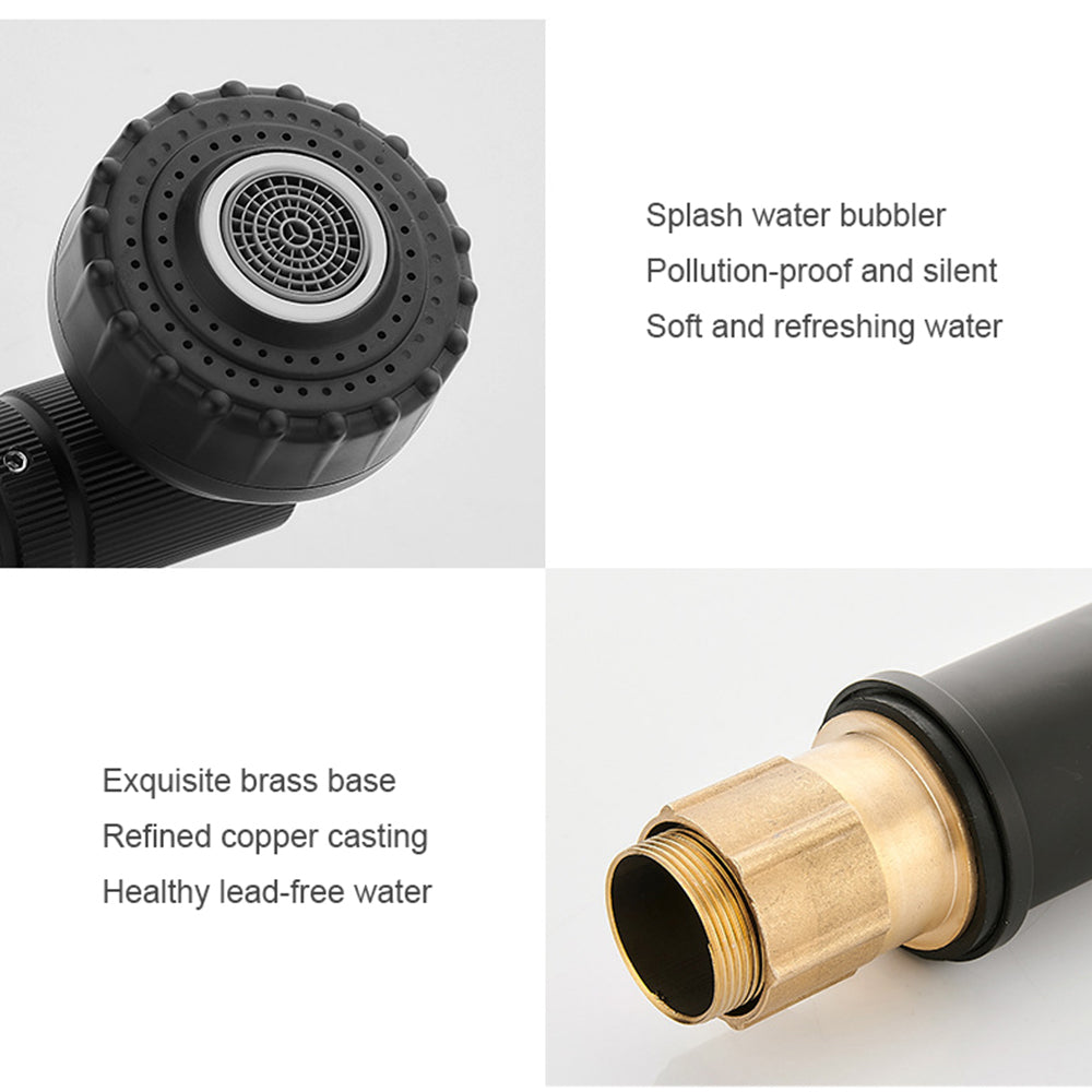 Inttox-Nouveau robinet de lavabo pivotant à 360 degrés