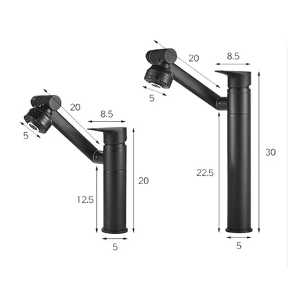 Inttox-Nouveau robinet de lavabo pivotant à 360 degrés