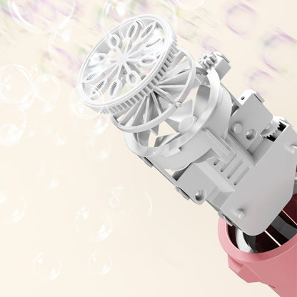 Inttox-Fusil à bulles à temps fugace Machine à bulles automatique à 10 trous avec lumière pour les enfants.