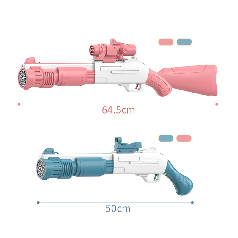 Inttox-Fusil à bulles à temps fugace Machine à bulles automatique à 10 trous avec lumière pour les enfants.