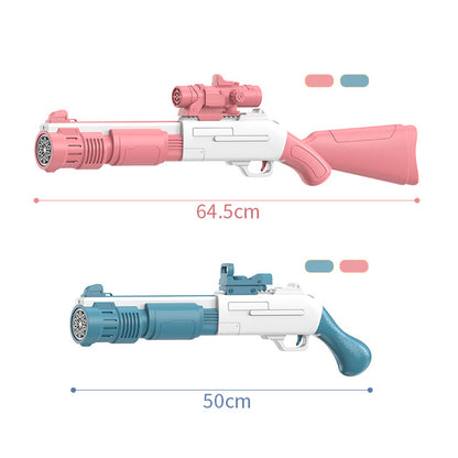 Inttox-Fusil à bulles à temps fugace Machine à bulles automatique à 10 trous avec lumière pour les enfants.