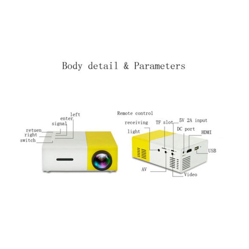 Inttox-Projecteur Portable avec Télécommande - Inttox