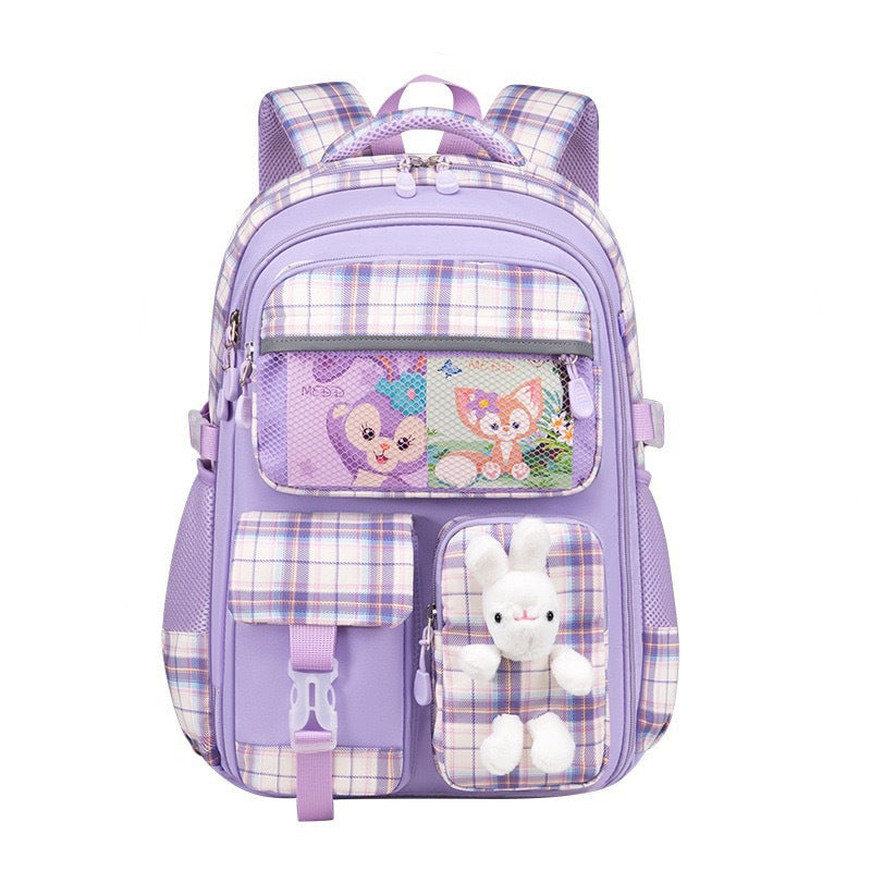 Inttox-🎒 Sac à Dos Inttox Bunny – Motif Lapin Rose, Doux & Mignon