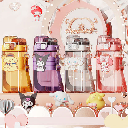 Inttox-🥤 Tasse Inttox Kids – Tasse de Voiture avec Paille Intégrée, Style Dessin Animé
