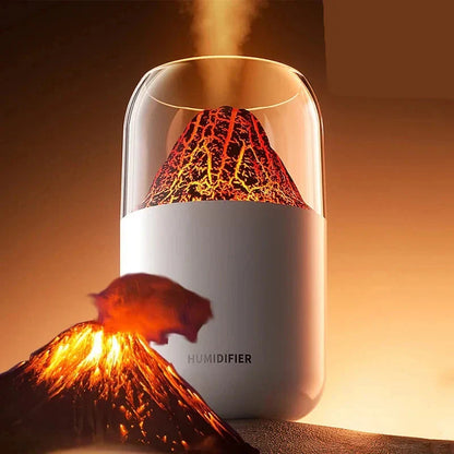 Inttox-💨 Humidificateur Volcan Silencieux – Effet Visuel & Air Purifié ✨