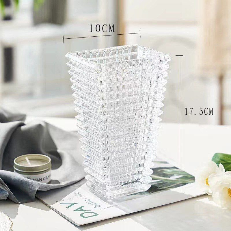 Inttox-Vase en Cristal Élégant - Élevez la Beauté de Votre Espace