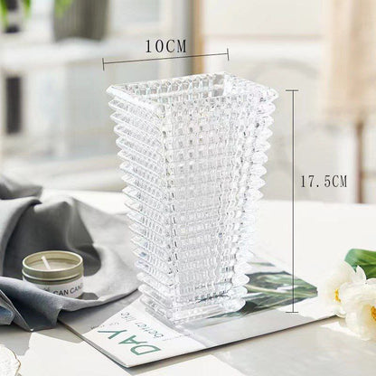 Inttox-Vase en Cristal Élégant - Élevez la Beauté de Votre Espace
