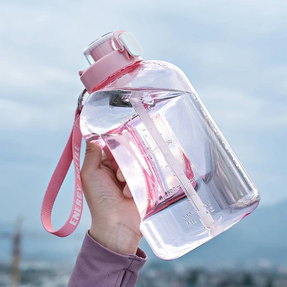 Inttox-Bouteille d'eau de sport de 3,8 L