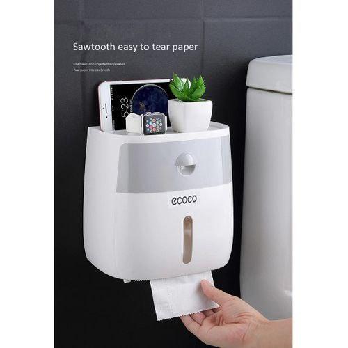 Inttox-Porte-papier hygiénique étanche Porte-serviettes en papier en plastique Salle de bain murale - Inttox