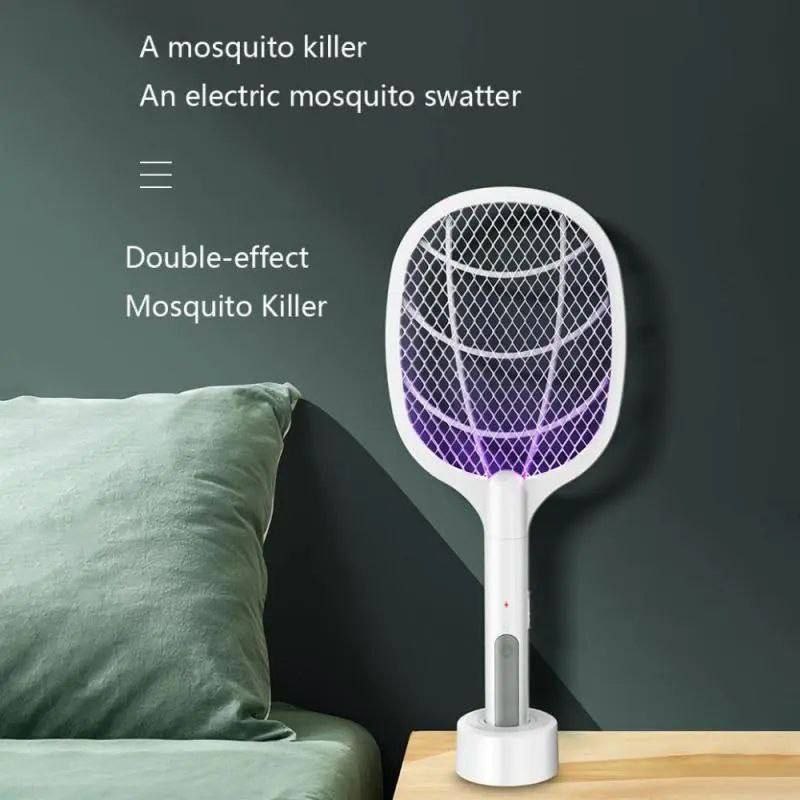 Inttox-Eleadsouq Tapette à mouches électrique pour moustiques