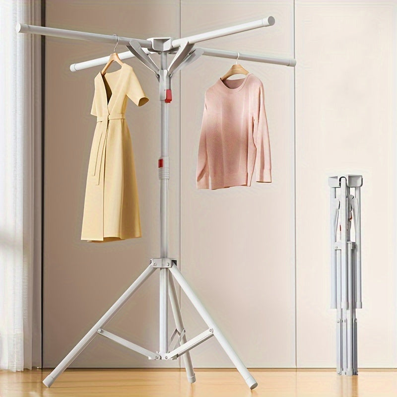 Inttox-Étendoir à Vêtements sur Trépied Réglable & Pliable