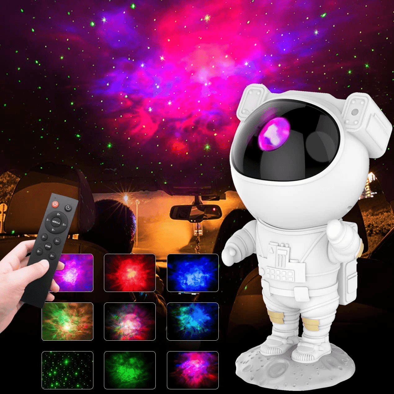 Inttox- Projecteur d'Étoiles avec Télécommande pour Enfants - Inttox