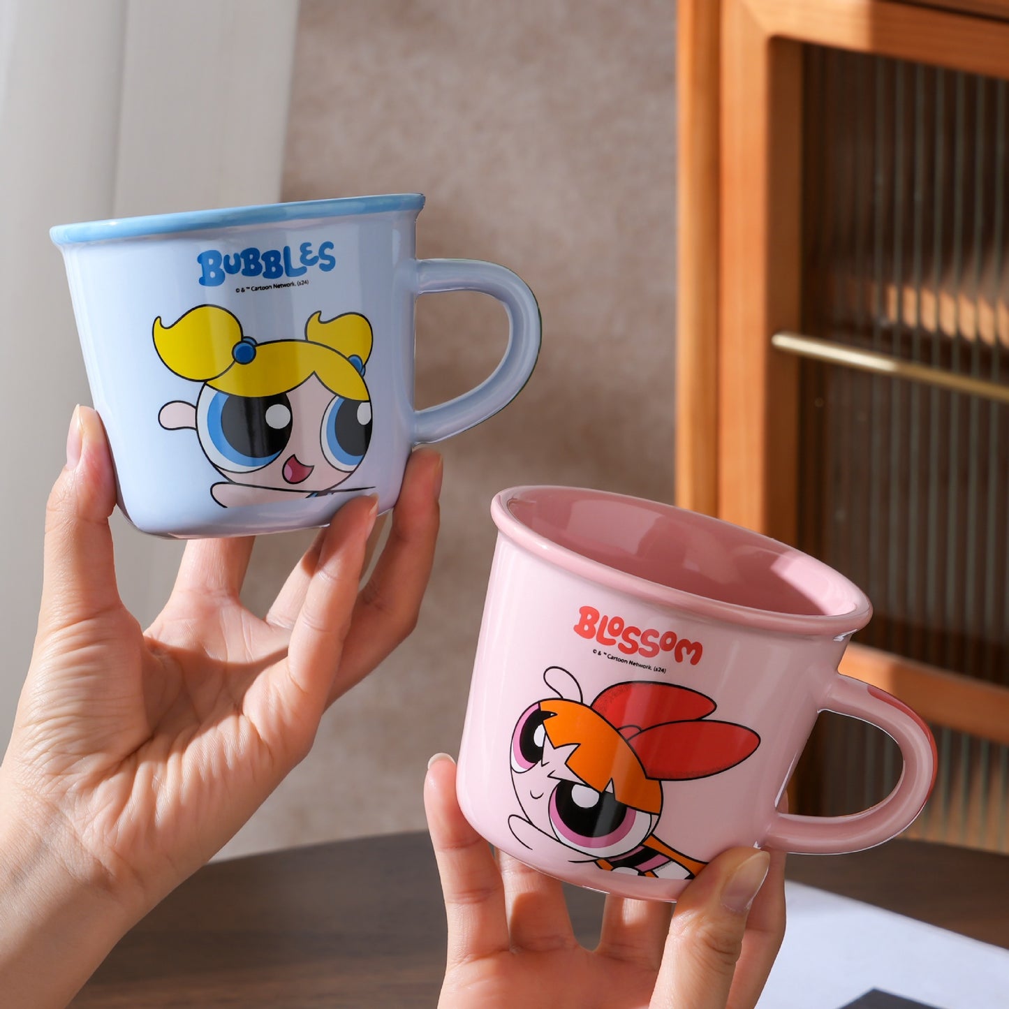 Inttox-💖2 Tasses Powerpuff Girls en céramique