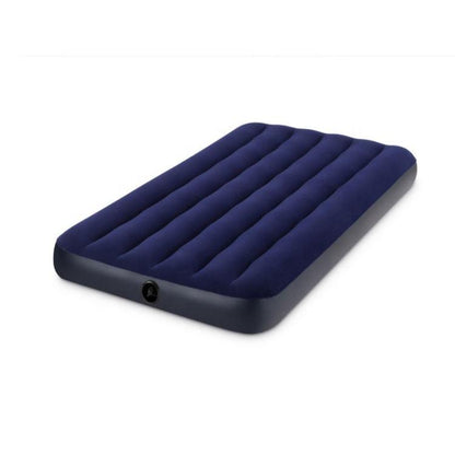 Inttox-Matelas Gonflable Intex Classic Downy Airbed, Série Queen