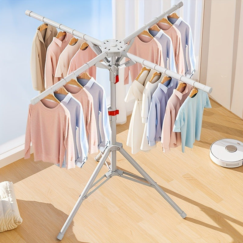 Inttox-Étendoir à Vêtements sur Trépied Réglable & Pliable