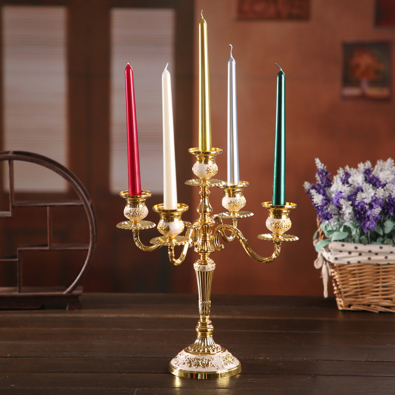 Inttox-Bougies Longues et Coniques Multicolores – Lot de 12