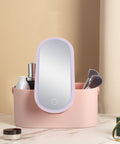 Inttox-Boîte de Maquillage Portable avec Miroir Lumineux LED - Inttox