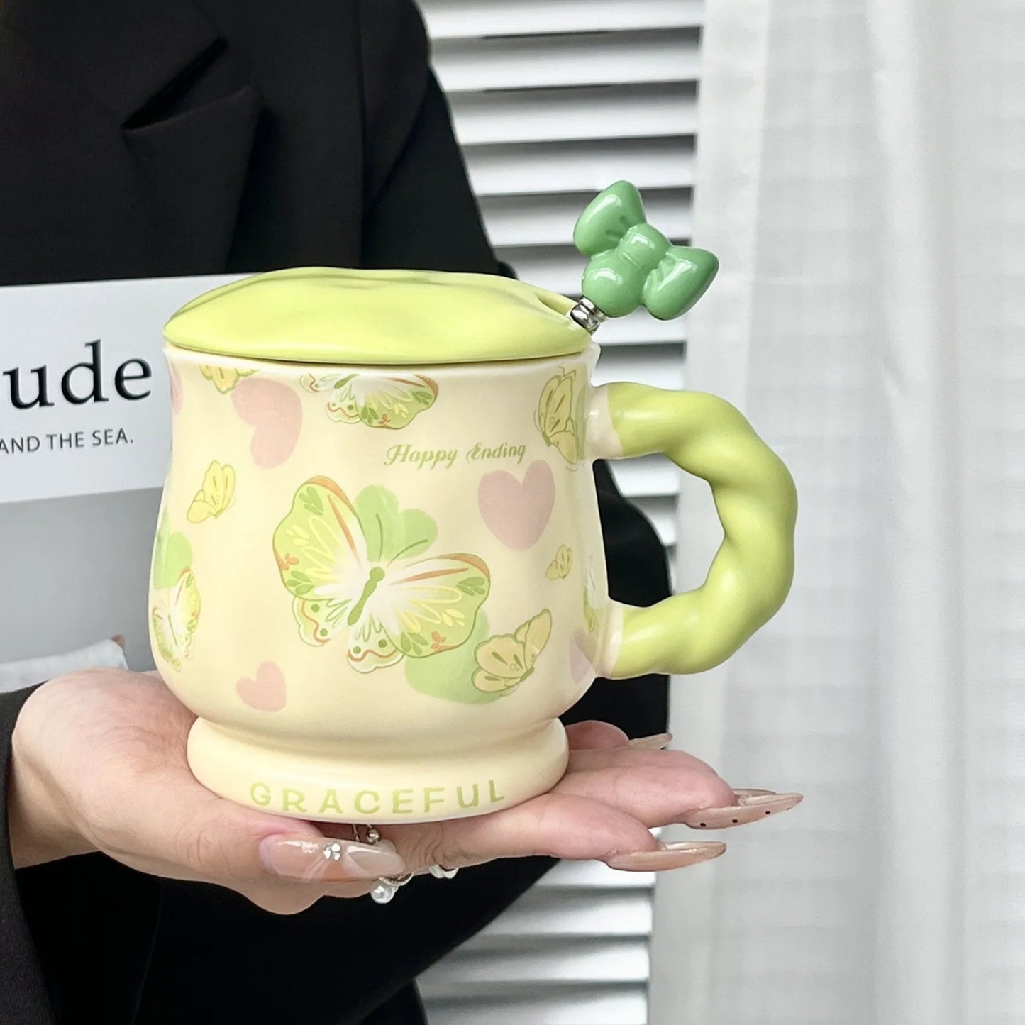 Inttox-🦋 Tasse en céramique papillon Inttox – 2 piece ✨