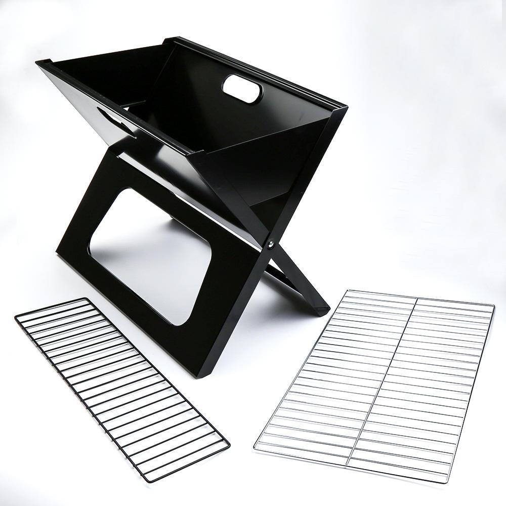 Inttox-Barbecue Portable de Haute Qualité X-Type, Noir - Inttox