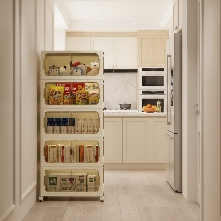 Inttox-Boîte de Rangement Plastique Transparent