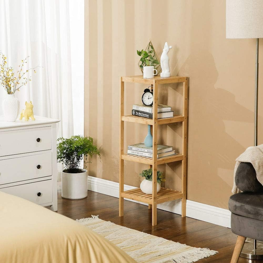 Inttox-🌿 Support d’affichage de plantes en bambou Inttox