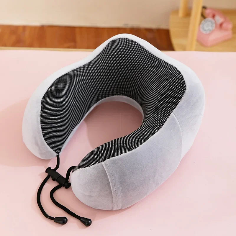 Inttox-💤 Oreiller en U à Mémoire de Forme – Soutien Cervical & Confort de Voyage ✈️🧠