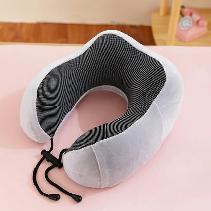 Inttox-💤 Oreiller en U à Mémoire de Forme – Soutien Cervical & Confort de Voyage ✈️🧠