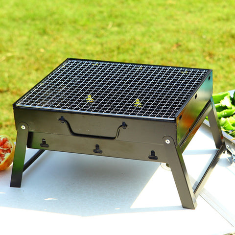 Inttox-Barbecue à Charbon Pliant 35x27x20cm