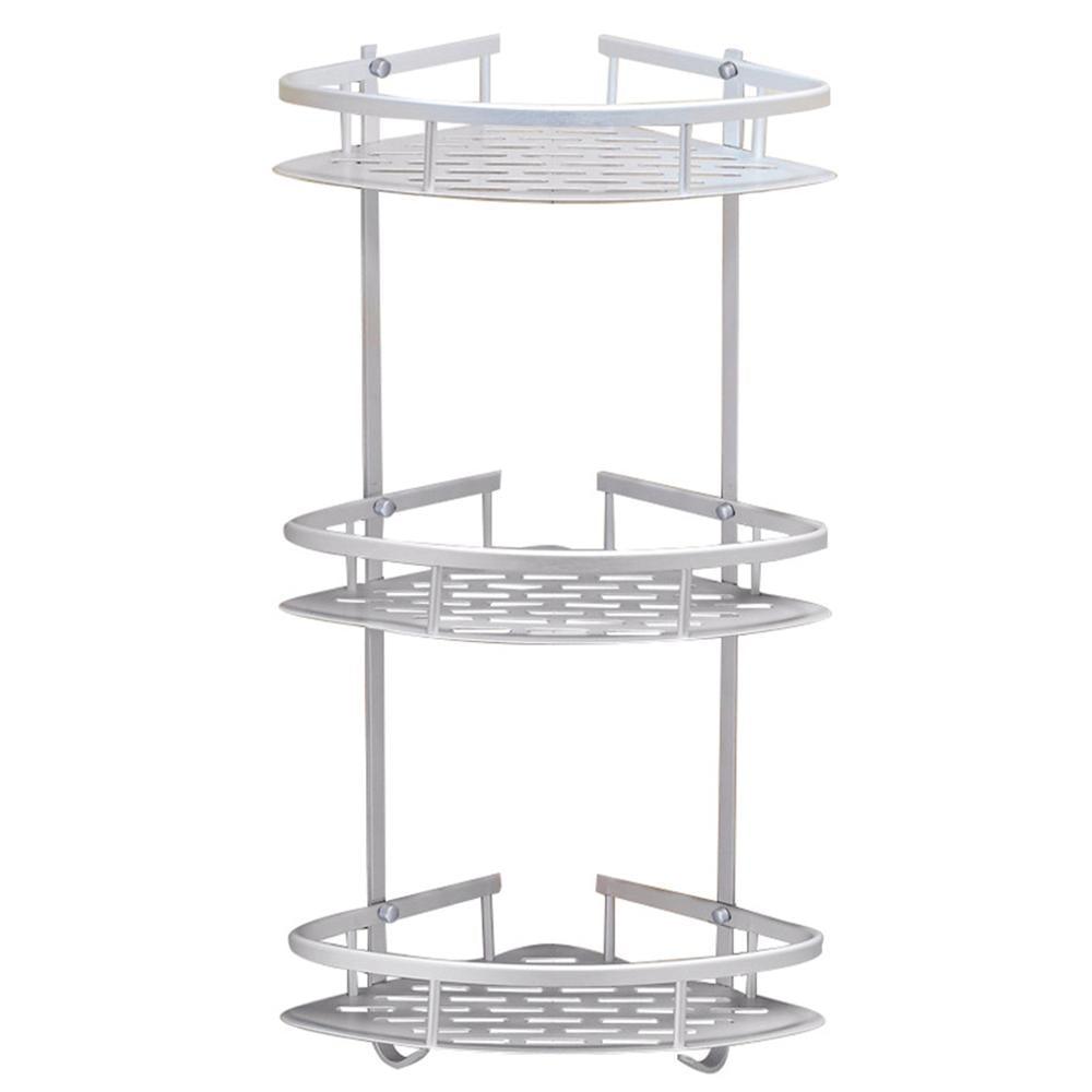 Inttox-Étagère de Rangement d'Angle Triangulaire à 3 Niveaux - Inttox