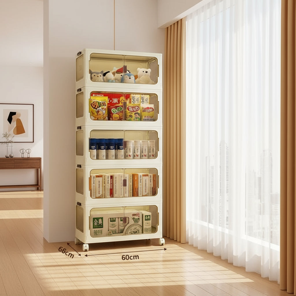 Inttox-Boîte de Rangement Plastique Transparent