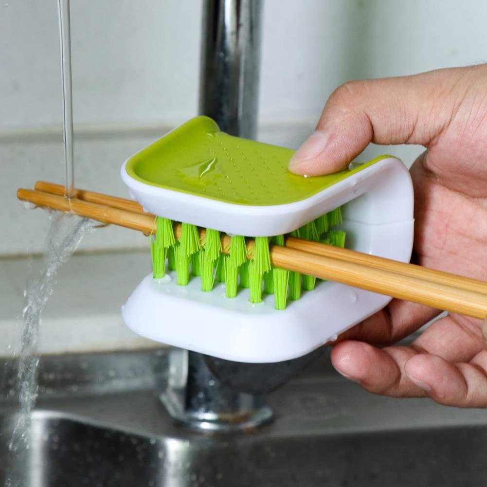 Inttox-Ensemble de Brosses de Cuisine Polyvalentes - Nettoyage Facile