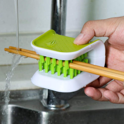 Inttox-Ensemble de Brosses de Cuisine Polyvalentes - Nettoyage Facile