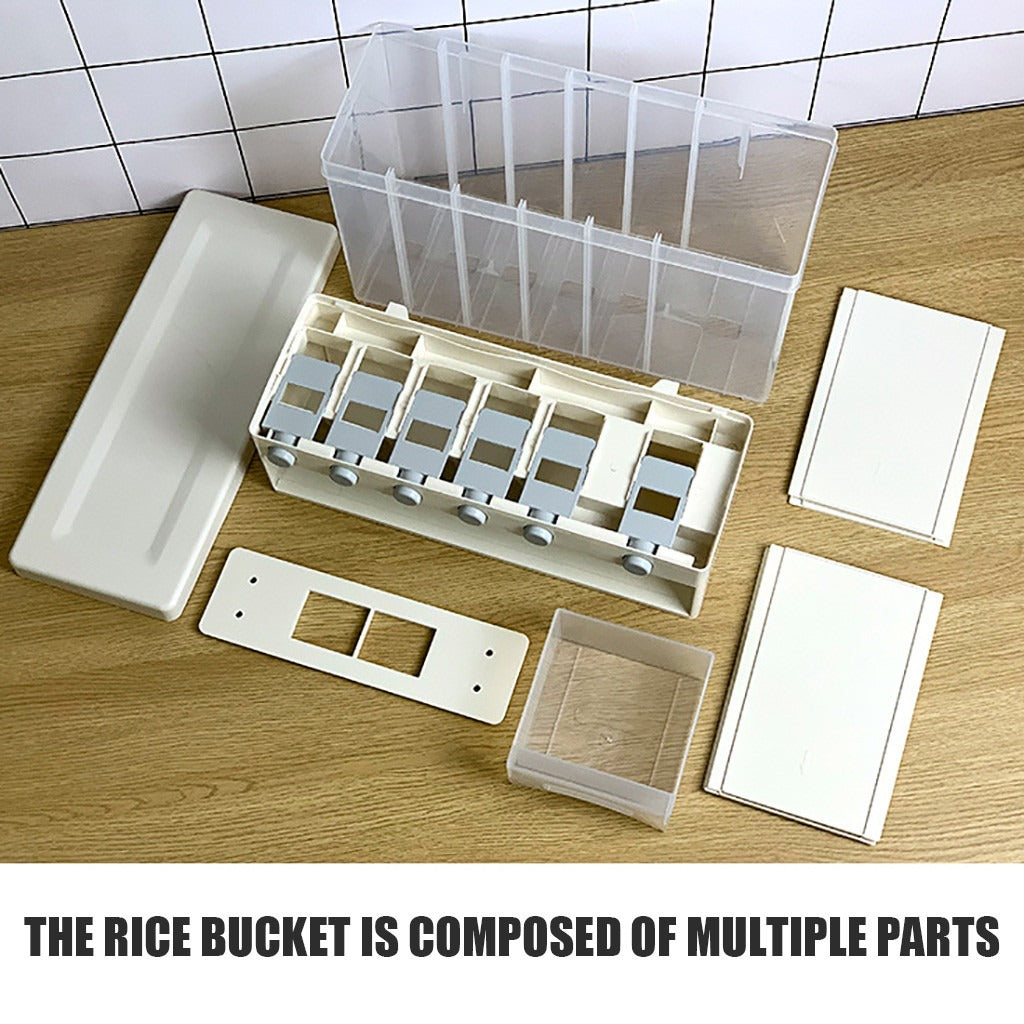 WALL-MOUNTED RICE STORAGE