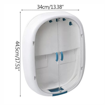 Inttox-Porte Couteaux Mural Vide avec Rangement et Étagères Multifonctionnelles pour Ustensiles de Cuisine