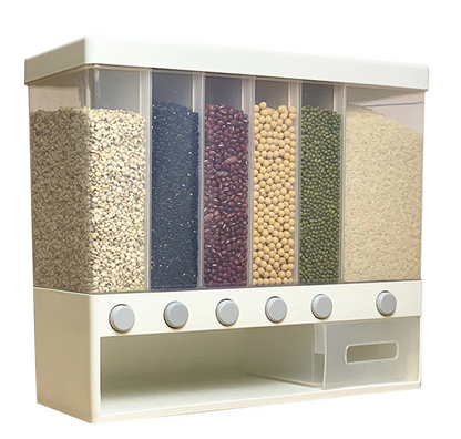 WALL-MOUNTED RICE STORAGE